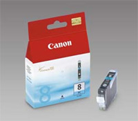 Canon CLI-8PС - Картридж Canon CLI-8PC к Pixma IP6600/IP6700/MP960/PRO 9000 голубой ОРИГИНАЛ
